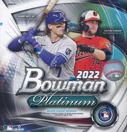 2022 Bowman Platinum Baseball Factory Sealed Mega Box with 2 Autographs & 100 Cards E68928