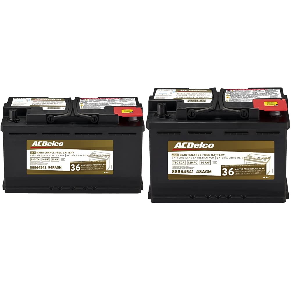 Black AGM BCI Group 48 Battery W9550