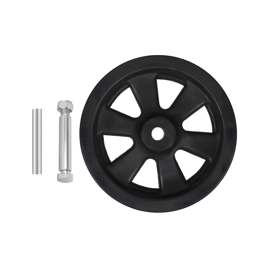 8 Inch Nylon Trailer Jack Caster Wheel with Bolt and Nut O199720
