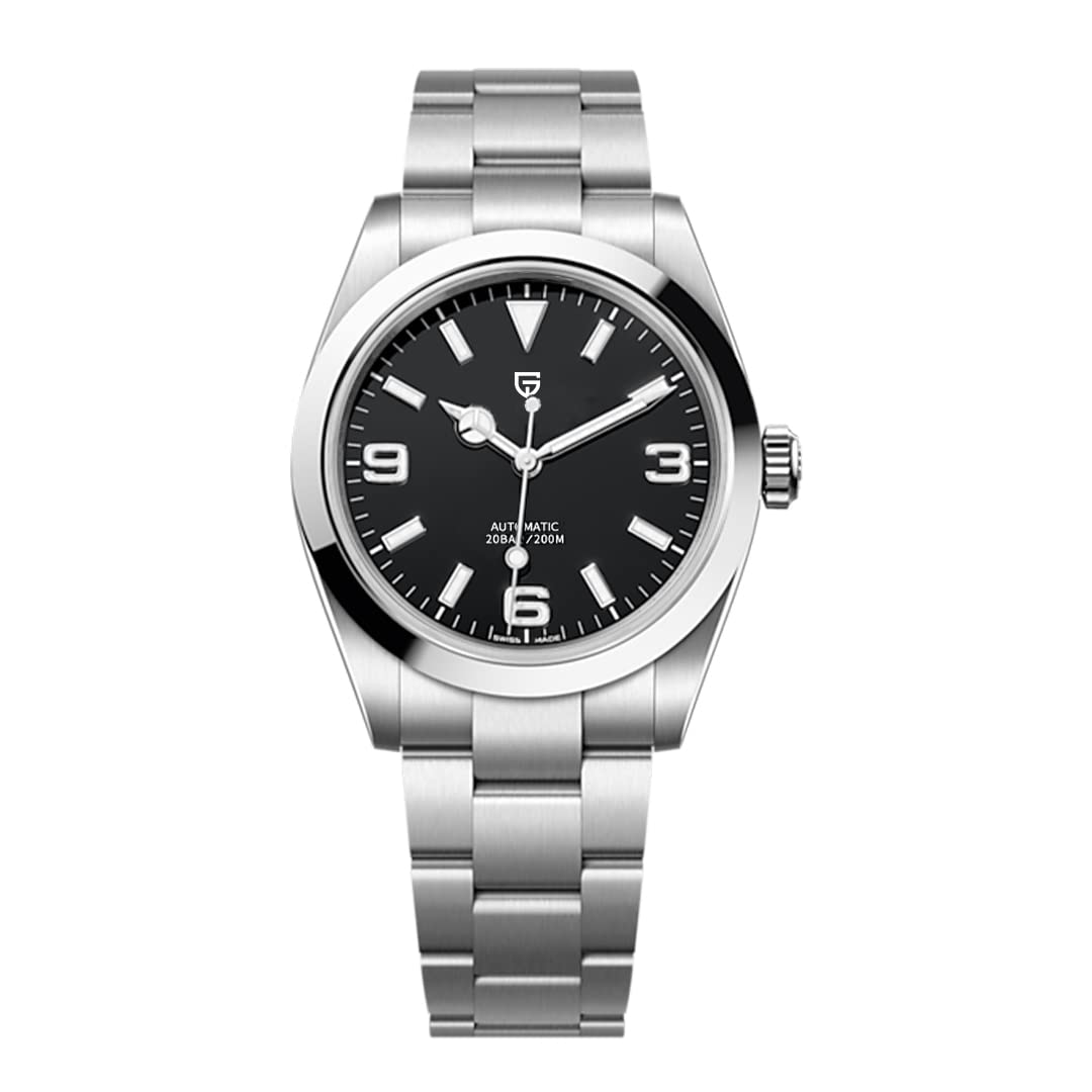 Automatic Diver Watch Sapphire Glass Stainless Steel 40MM Waterproof Wrist Watch U5044
