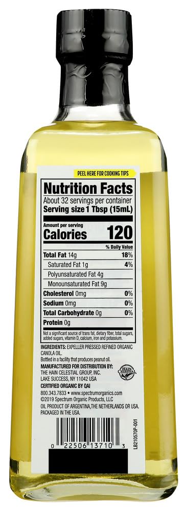 Organic Canola Oil 16 fl oz 2 pc F247803