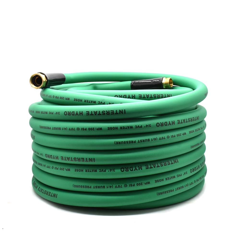 Green PVC Water Hose 3/4 Inch x 100 Feet T229916