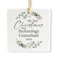 Ceramic 3-inch Square Ornament Z412071