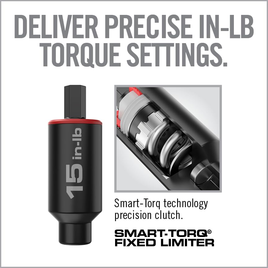Fixed Torque Limiter with 1/4" Hex Drivers and Bits R96826