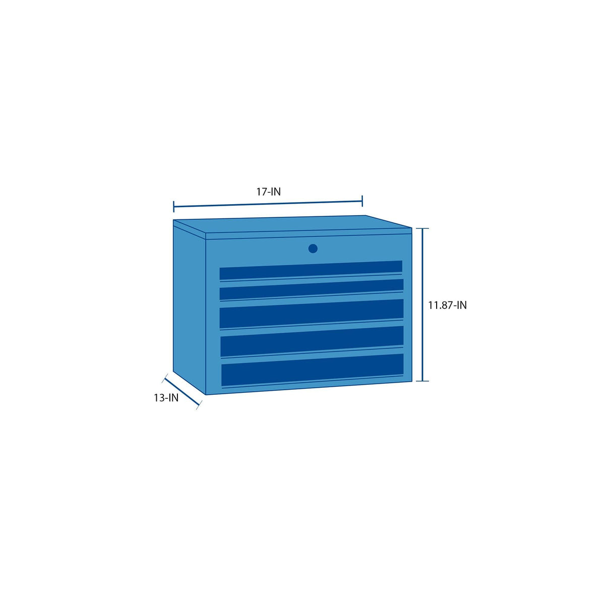 Lockable 17-in. Deep Tool Box S76866