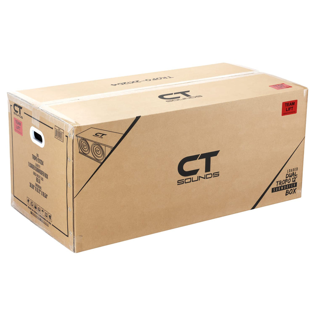Dual 12” 2600W Ported Car Subwoofer Box Q600451