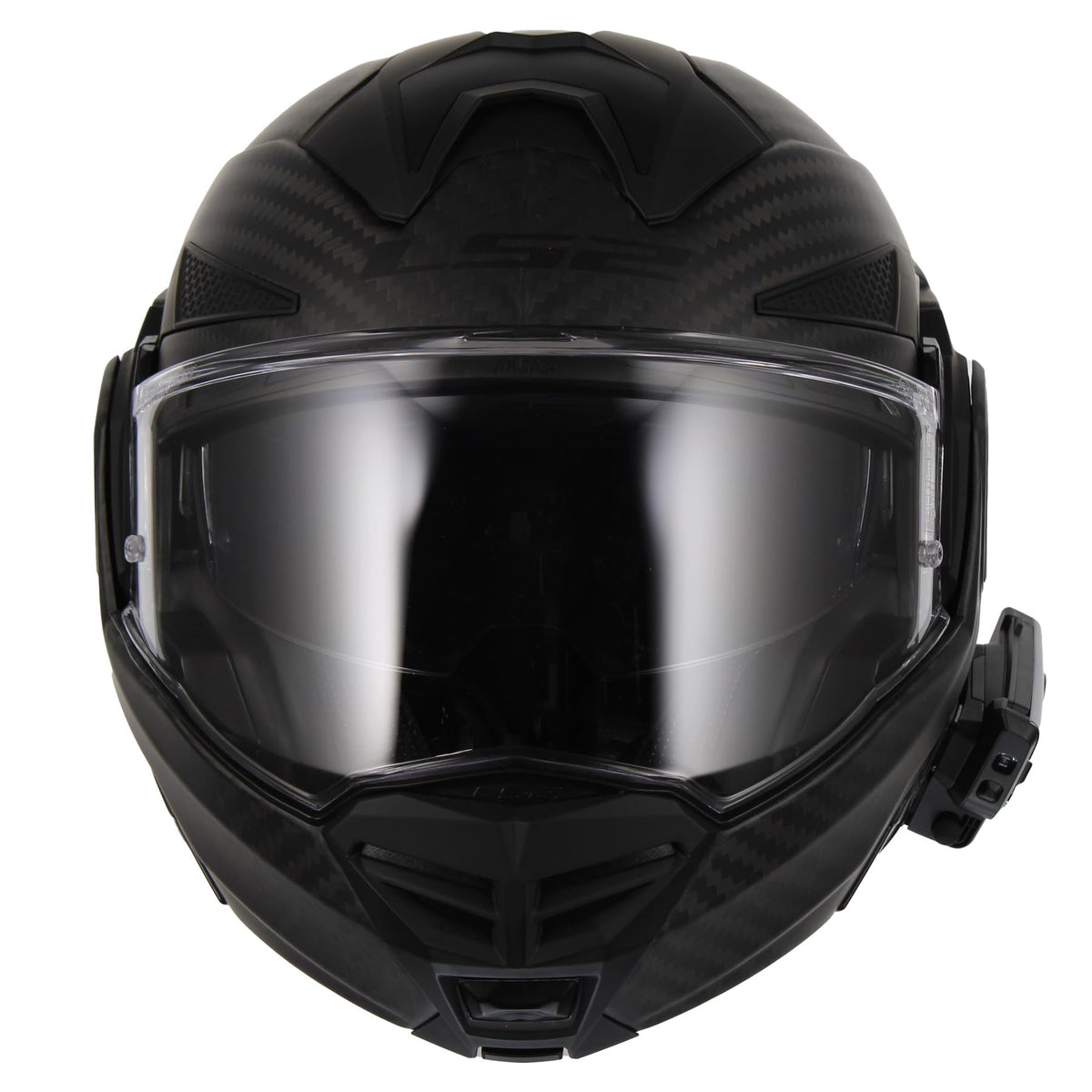 Carbon Fiber Modular Helmet with Bluetooth Headset H69956
