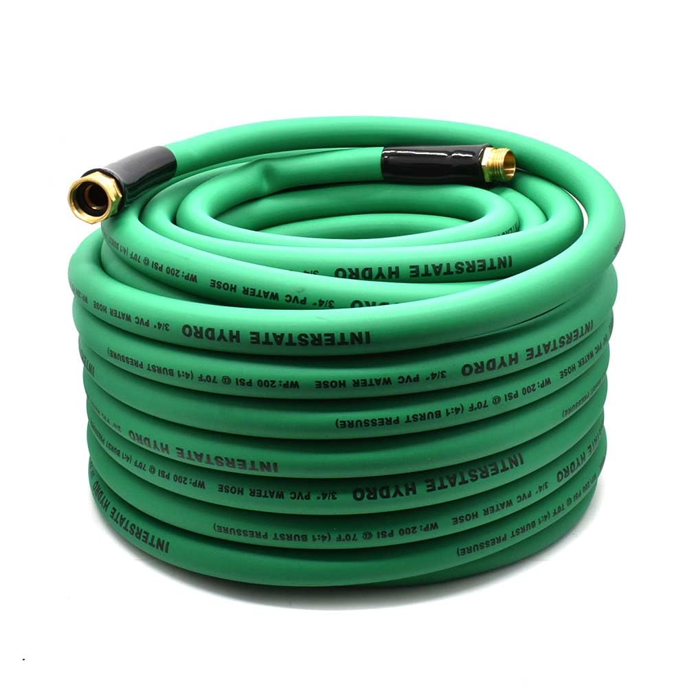Green PVC Water Hose 3/4 Inch x 100 Feet T229916
