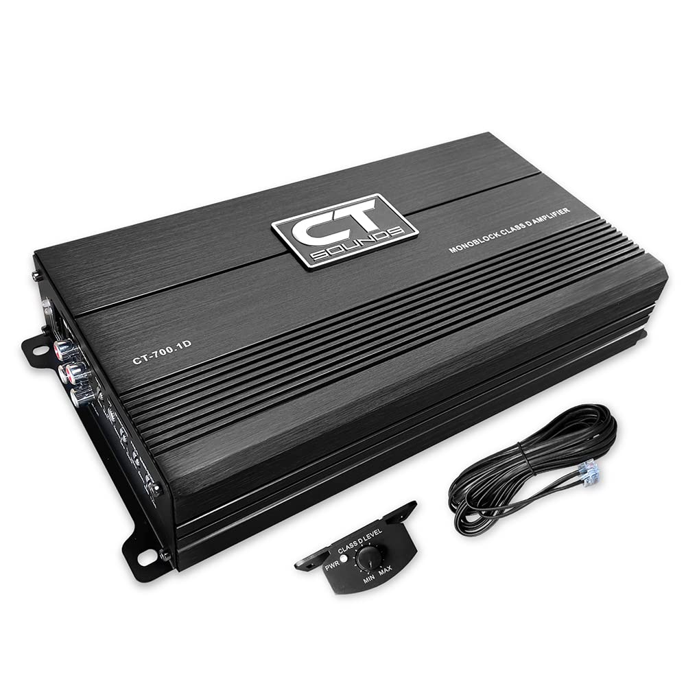700 Watts RMS Class D Monoblock Car Audio Amplifier Q423