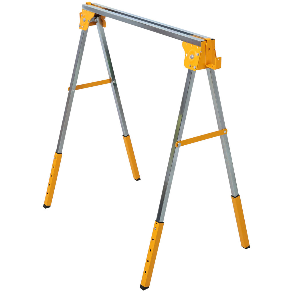 Adjustable Height Folding Steel Sawhorse 2 Pack F820