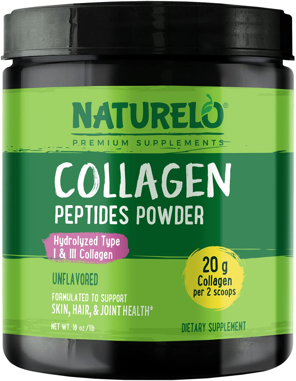 Collagen Peptide Powder 16 Oz Unflavored K21136