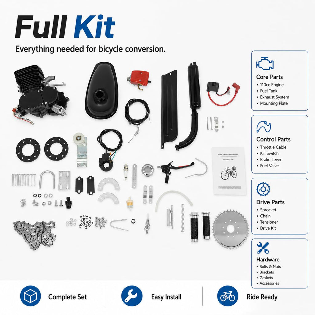 110cc 2-Stroke Bicycle Engine Kit G48337