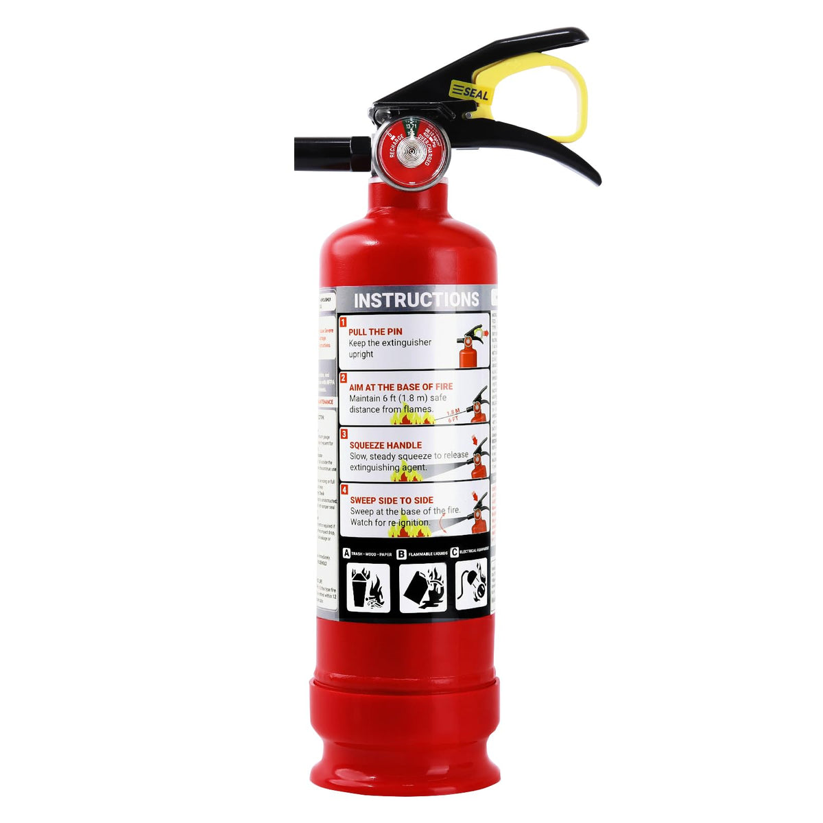 2.5 lb ABC Dry Chemical Fire Extinguishers 1-Pack U235509