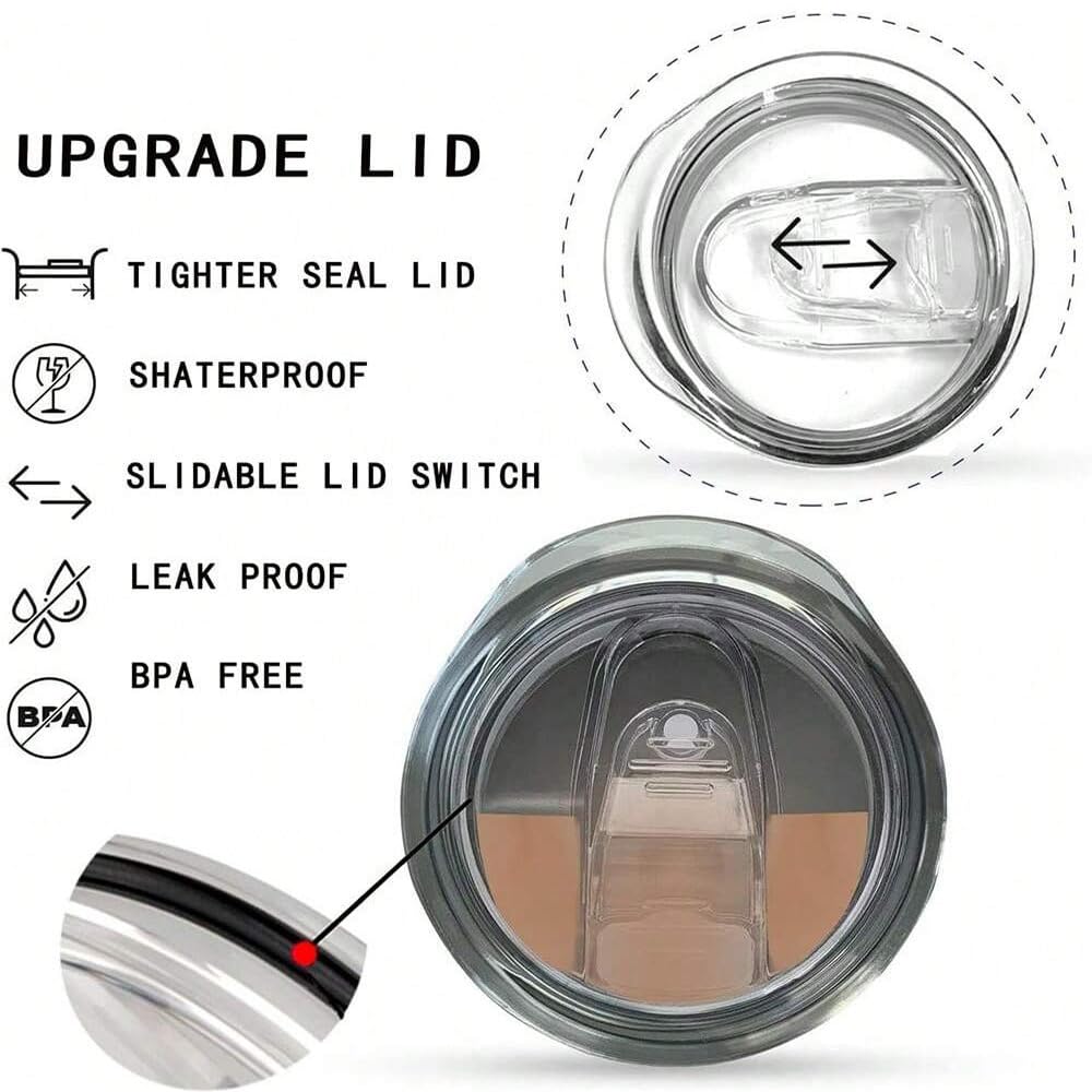 20oz Stainless Steel Insulated Tumbler with Lid & Straw F1497