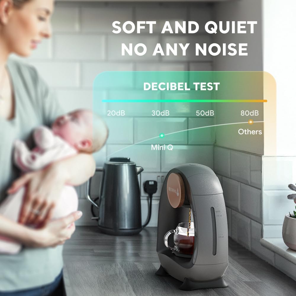 Single Serve Coffee Maker for K Cup Pod and Coffee Grounds, 2 in 1, 4-8 Oz, Black G375