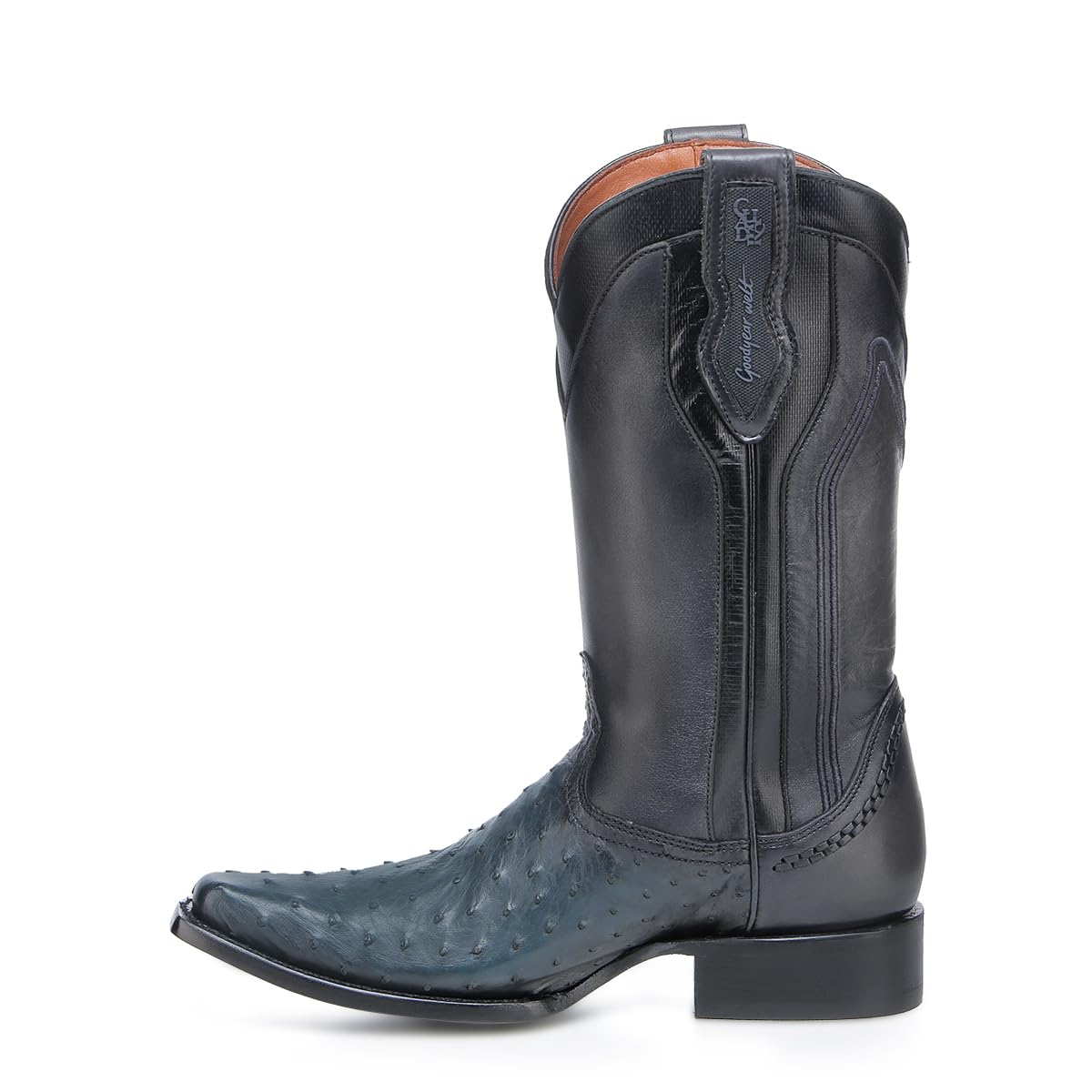 Ostrich Leather Western Boots O84863