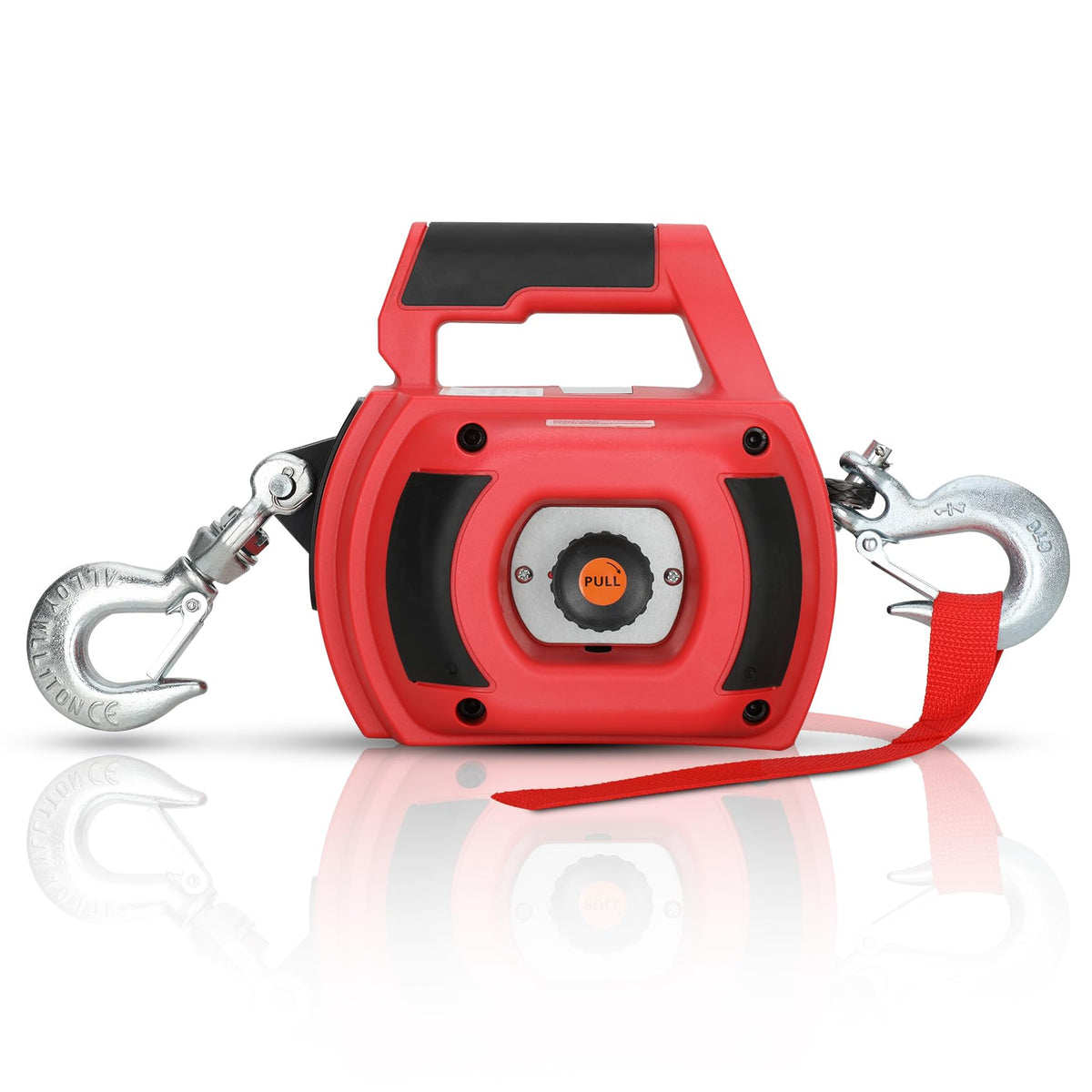 1500 Lbs Portable Drill Winch with 40 Foot Synthetic Rope Q768