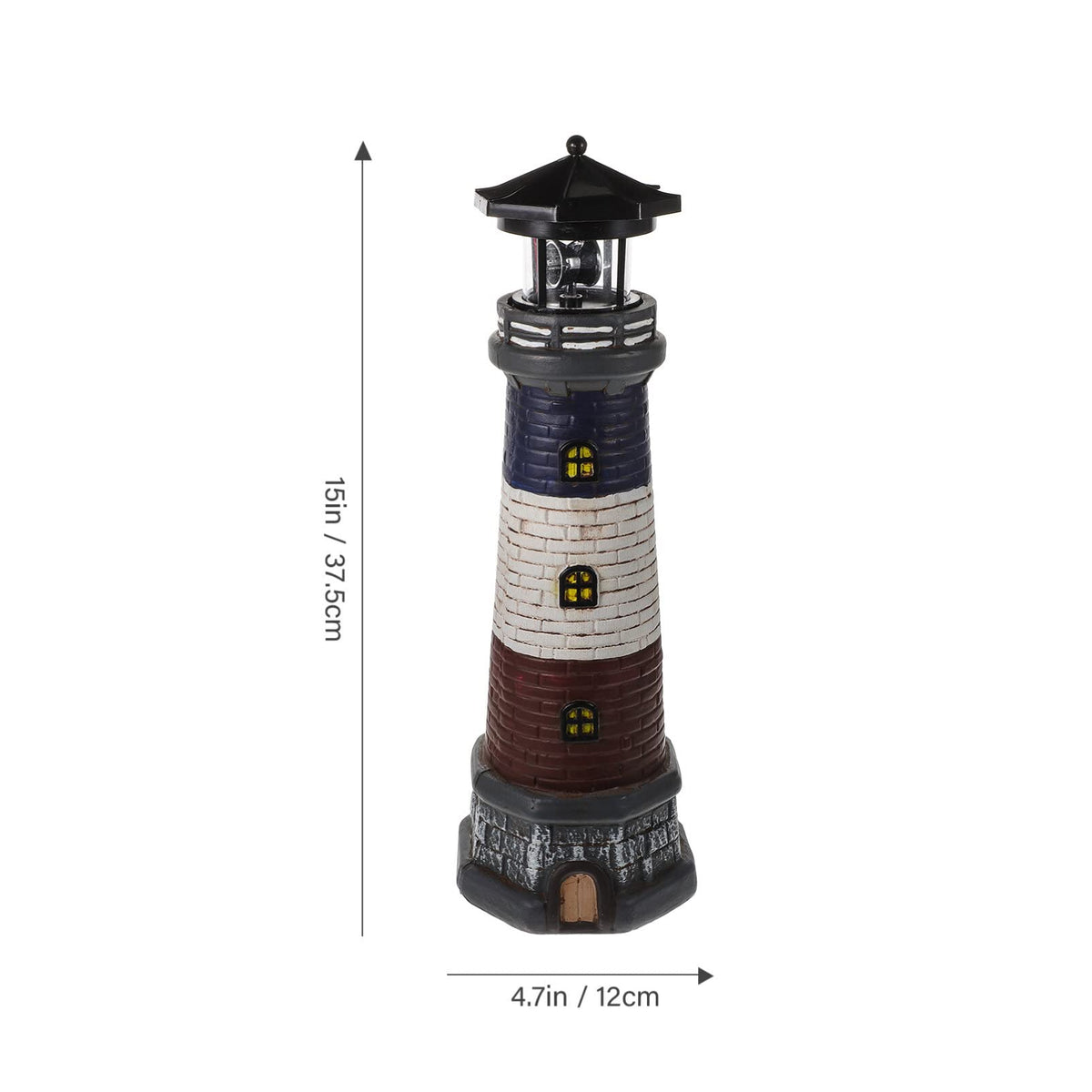 Solar Powered Lighthouse Garden Light R739453