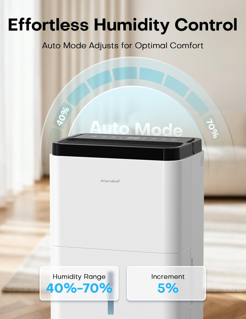 35 Pints Dehumidifier with Drain Hose M868