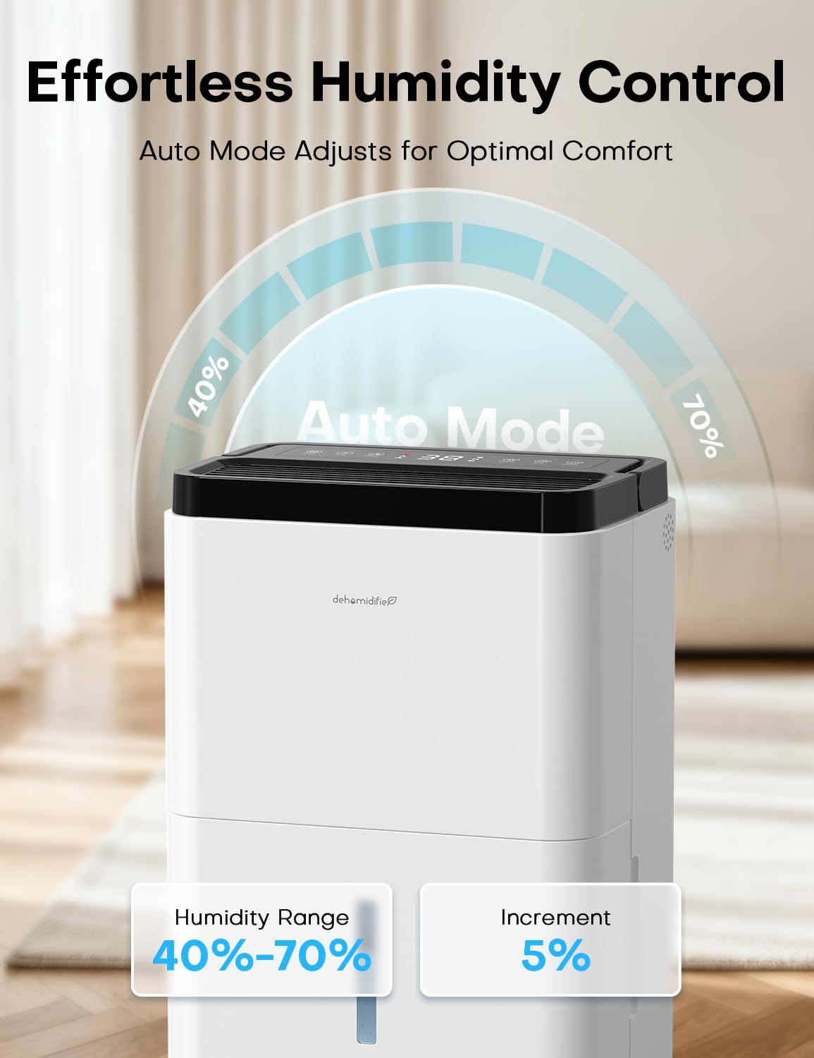 35 Pints Dehumidifier with Drain Hose M868