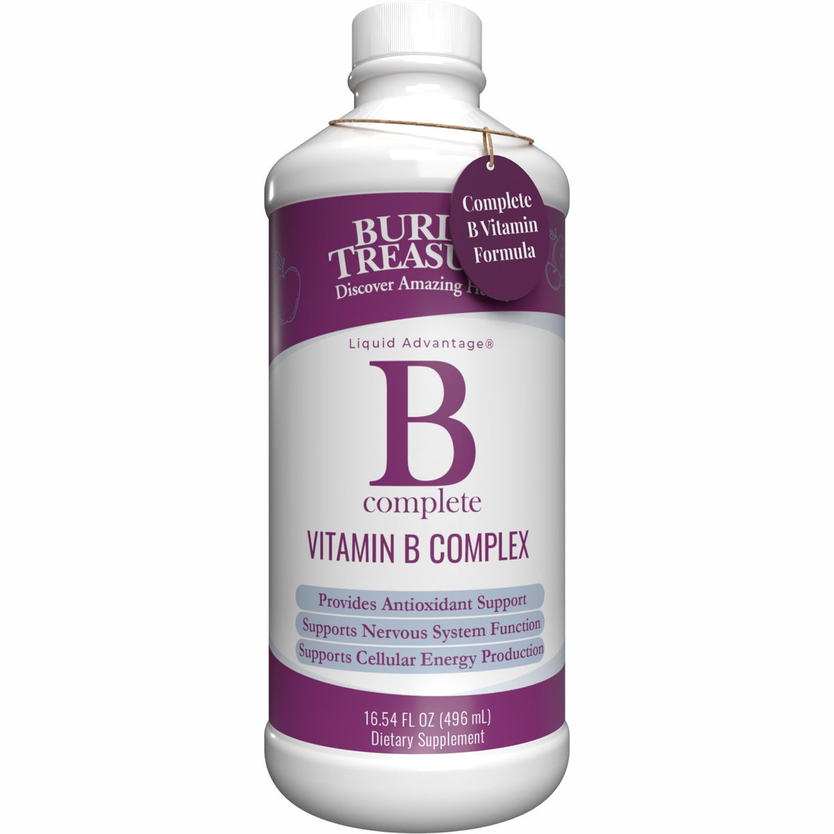 16 Fl oz Liquid Sugar-Free B Complex Vitamins K941