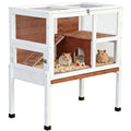 2-Story Wooden Small Animal Cage with Stand B97507