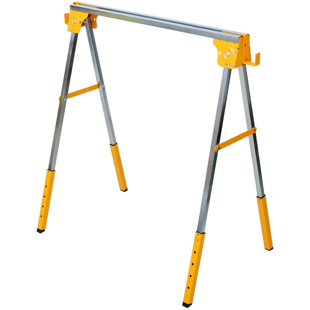 Adjustable Height Folding Steel Sawhorse 2 Pack F820