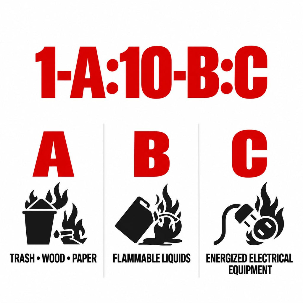 2.5 lb ABC Dry Chemical Fire Extinguishers 1-Pack U235509