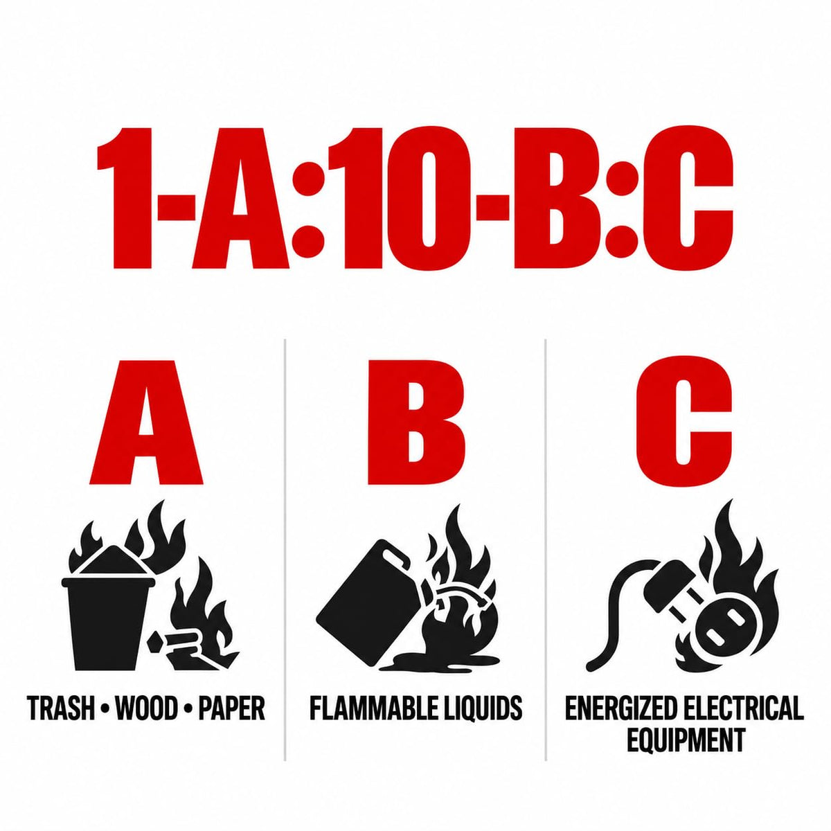 2.5 lb ABC Dry Chemical Fire Extinguishers 1-Pack U235509
