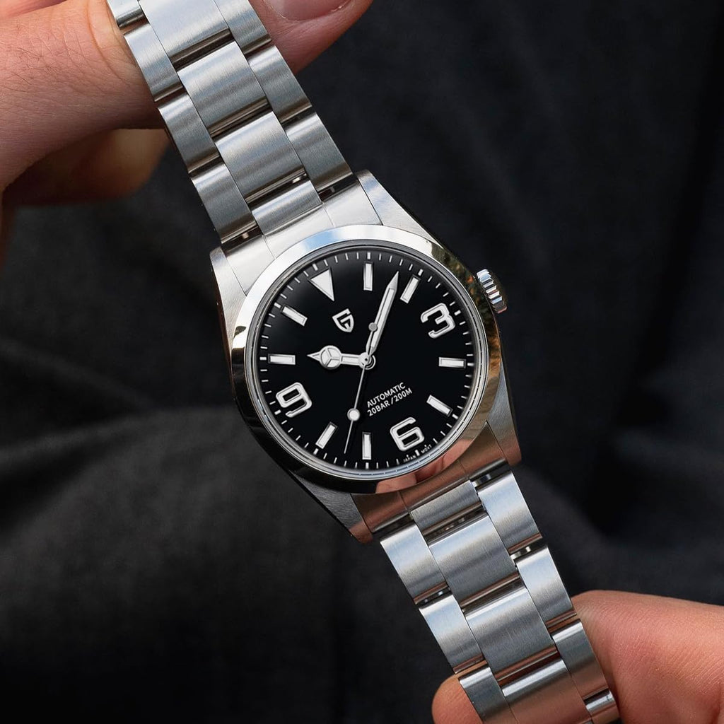 Automatic Diver Watch Sapphire Glass Stainless Steel 40MM Waterproof Wrist Watch U5044