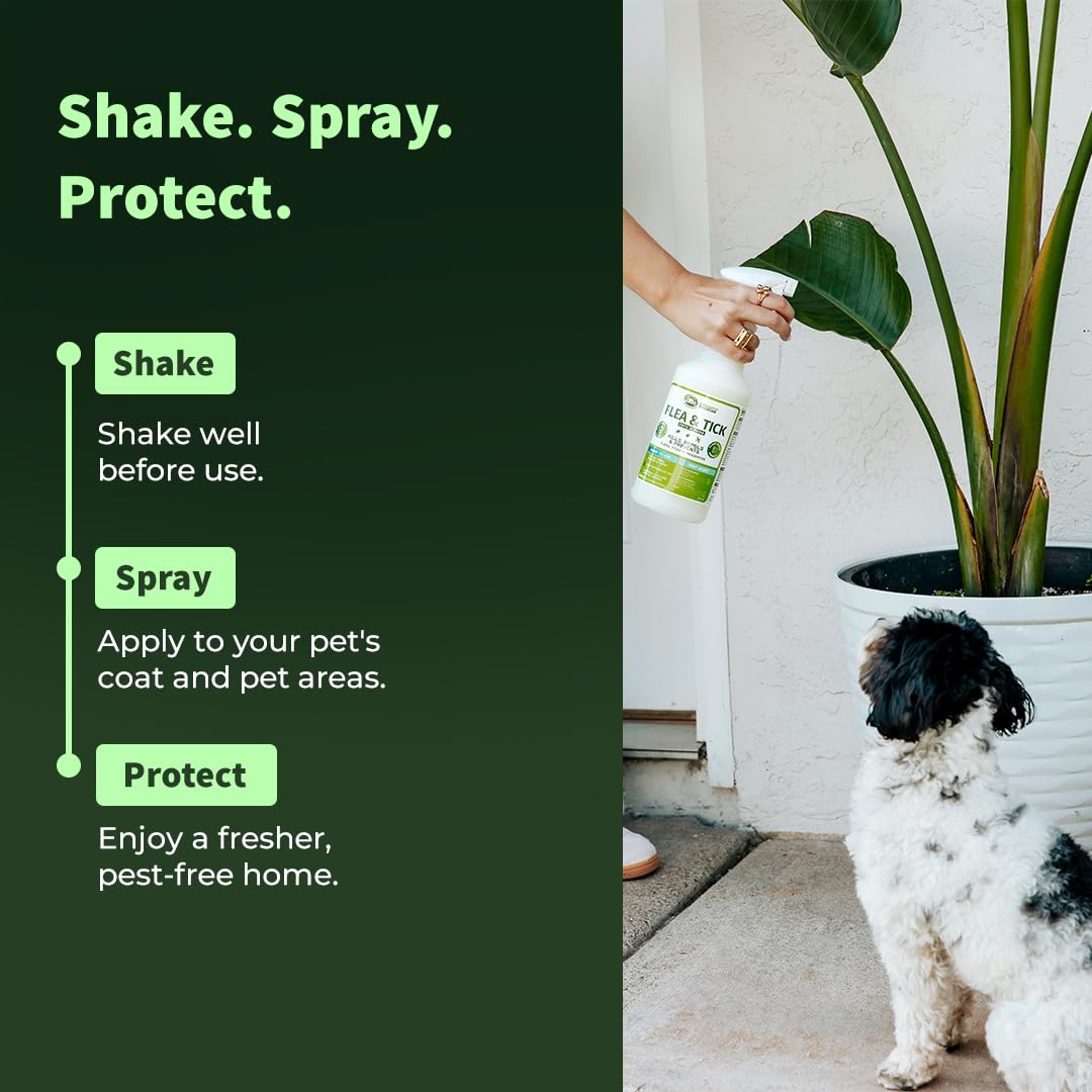 Lemongrass Flea Tick Mosquito Spray 16 OZ B73579