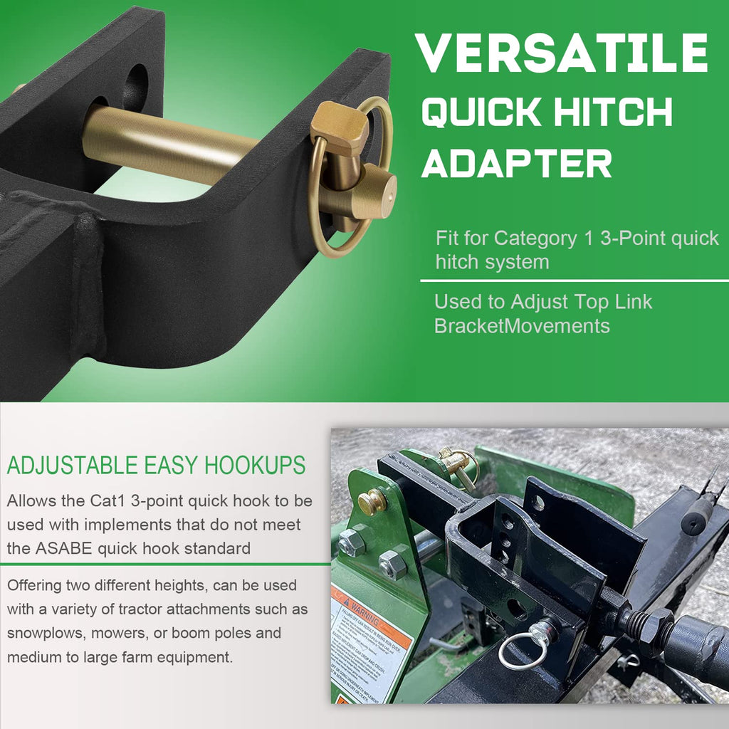 Category 1 3-Point Quick Hitch Adapter N816733