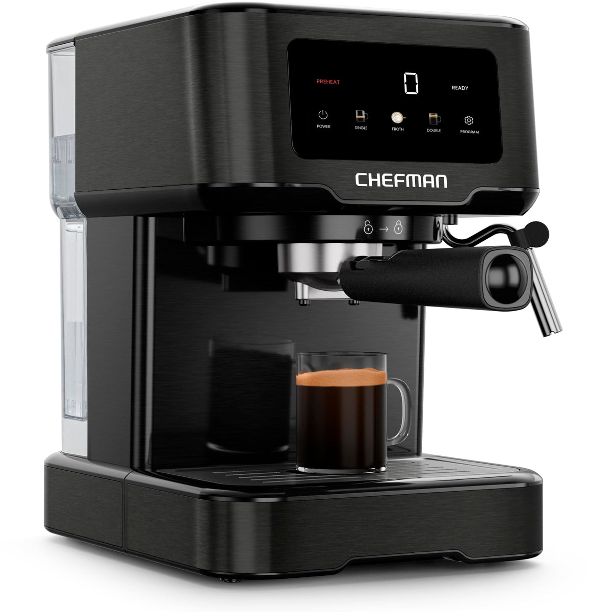 15 Bar Digital Espresso Machine with Steam Wand P709