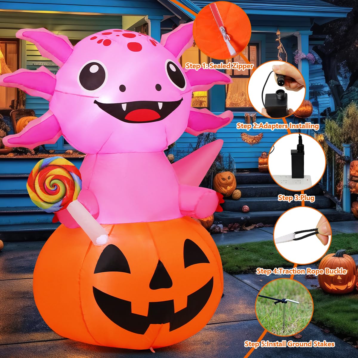 5 FT Inflatables with Built-in LEDs P981980