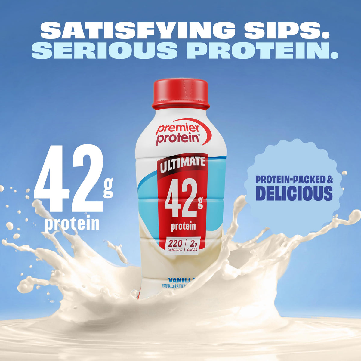 Vanilla 42g High Protein Shake 12 Pack X100
