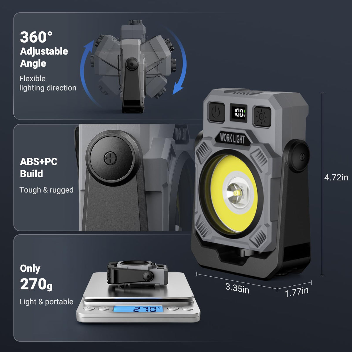 Magnetic Rechargeable Work Light P6964
