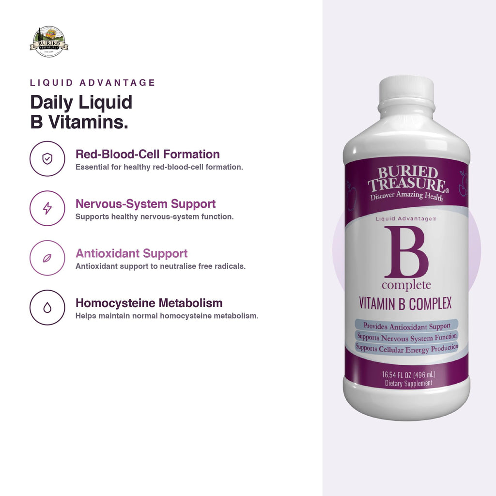16 Fl oz Liquid Sugar-Free B Complex Vitamins K941