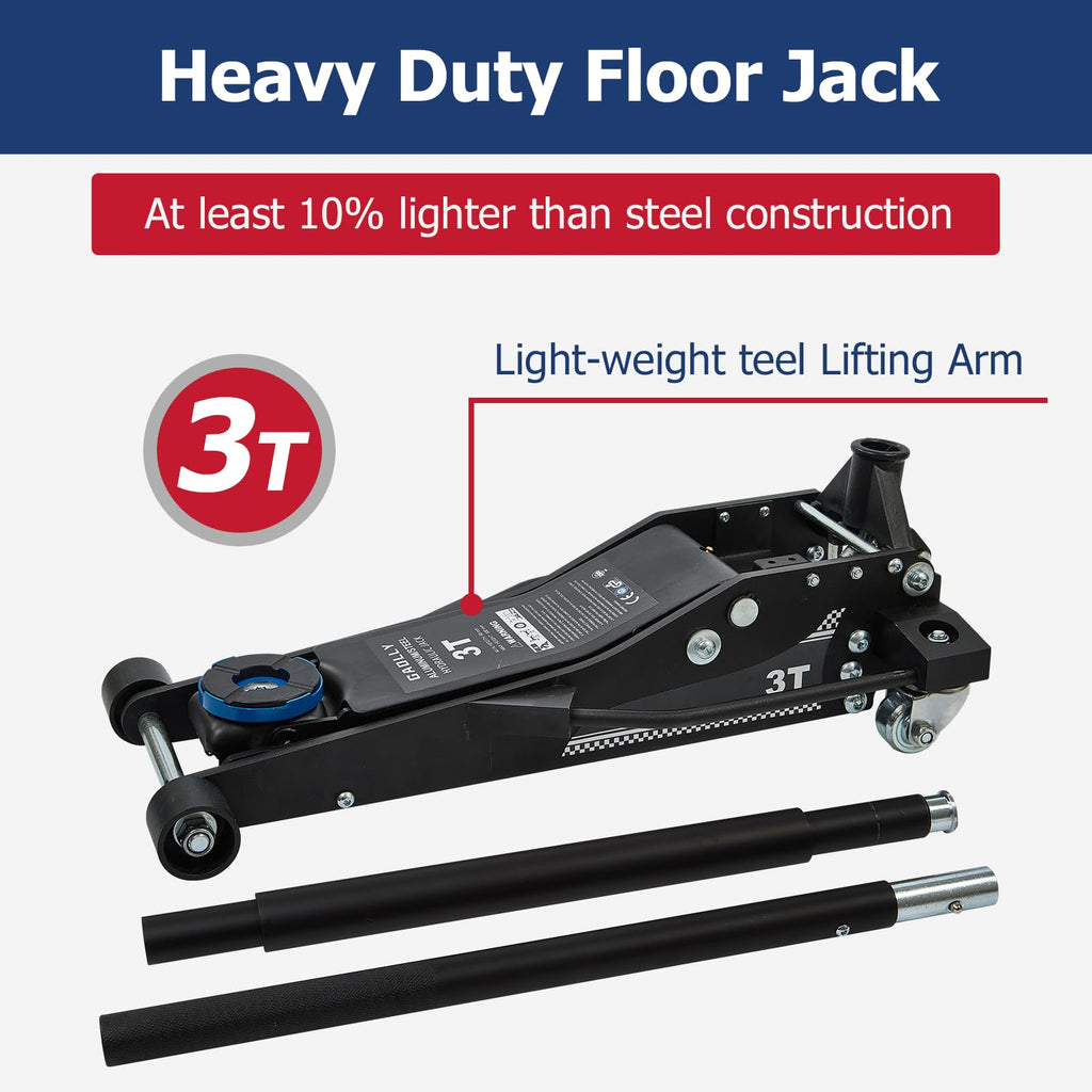 3 Ton Aluminum and Steel Floor Jack V79364