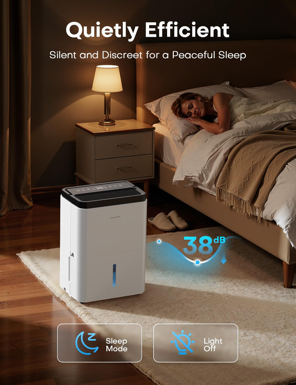 35 Pints Dehumidifier with Drain Hose M868