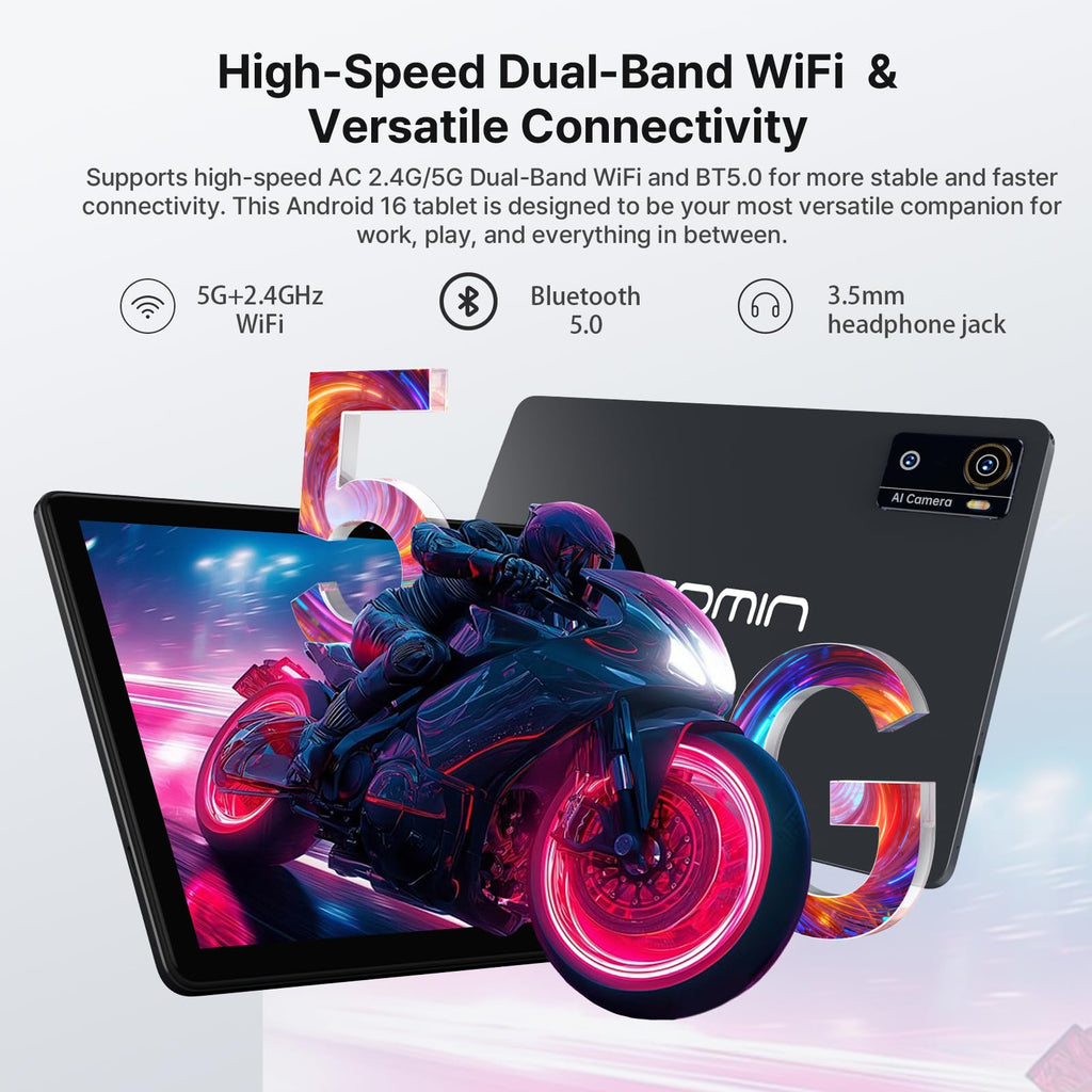 10 Inch Octa-Core Tablet with Keyboard Case Mouse Stylus V438481