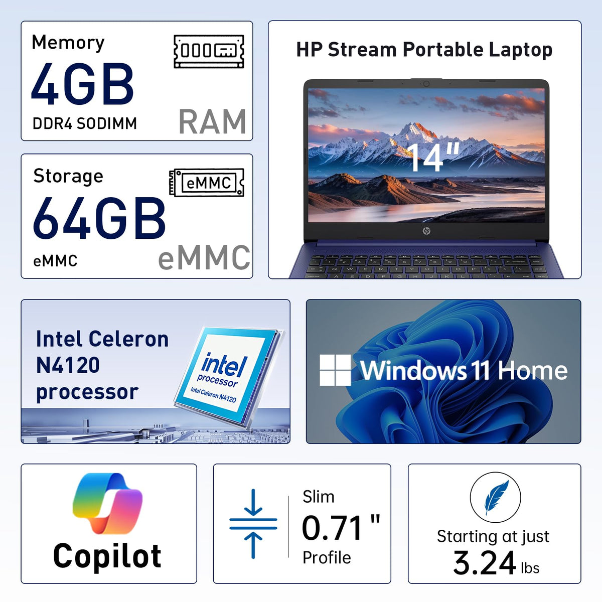 14" Portable Laptop P2837