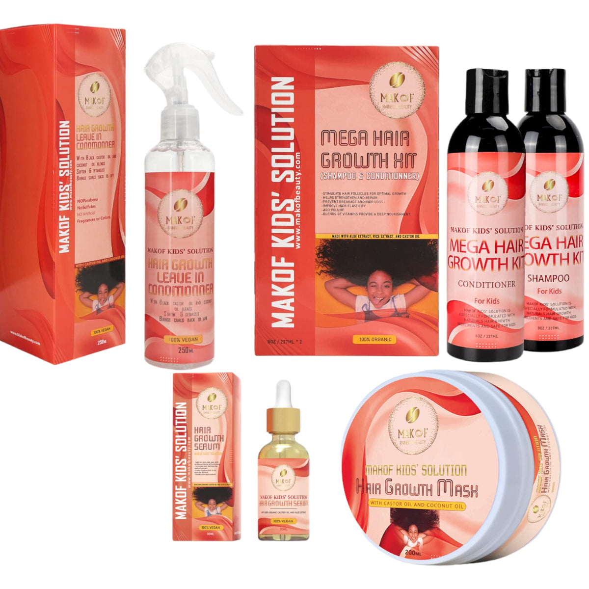 Kids Hair Growth Shampoo & Conditioner Z7278