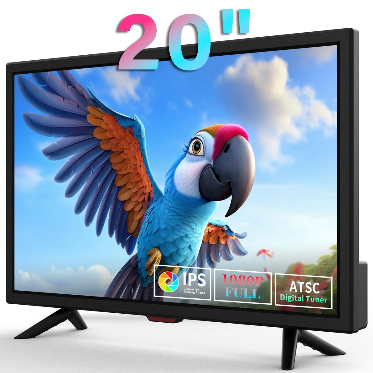 20 inch Flat Screen TV with HDMI USB VGA Ports H82849