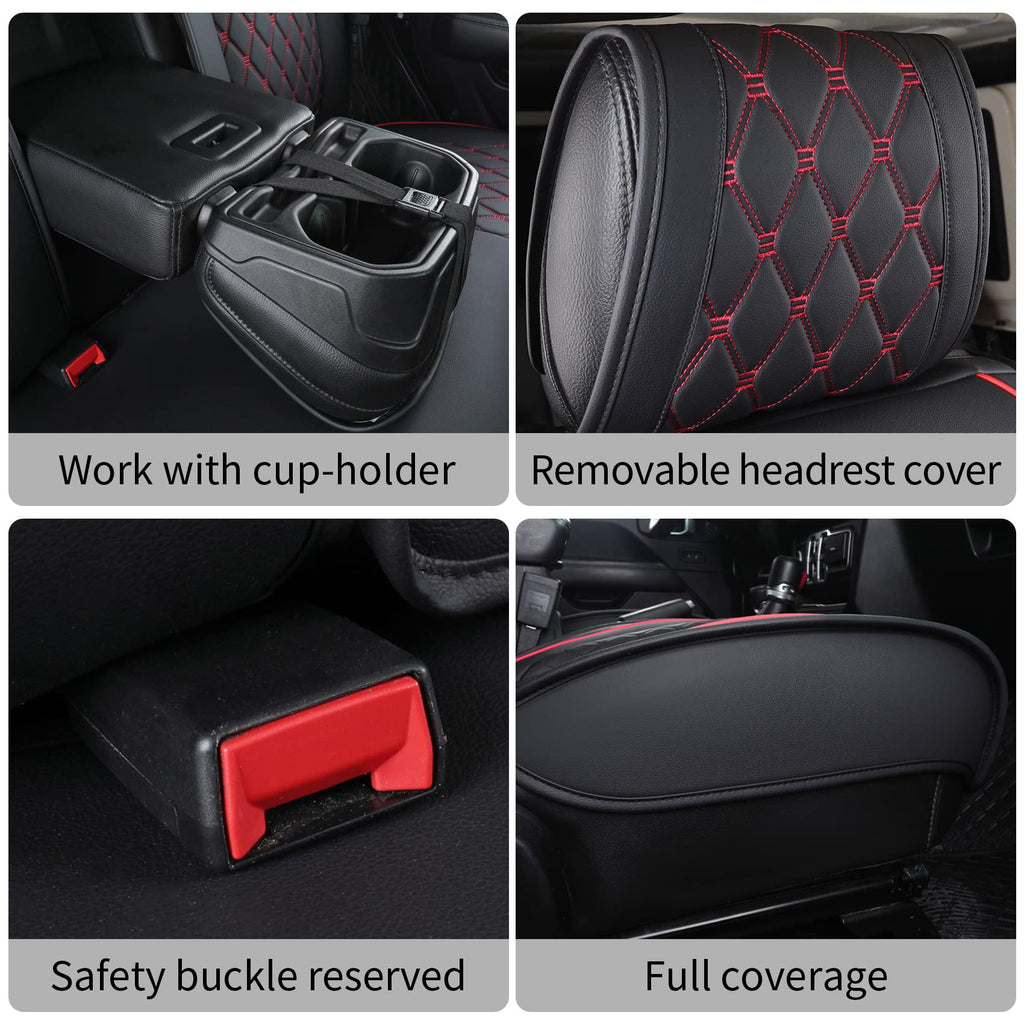 Jeep Wrangler JK JL 4-Door Seat Covers Full Set R9988