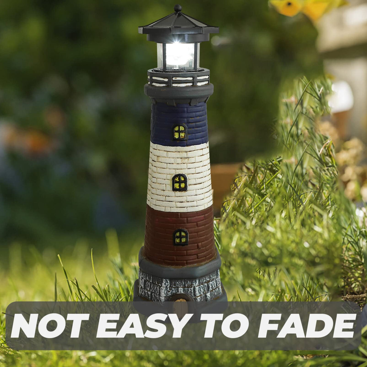 Solar Powered Lighthouse Garden Light R739453