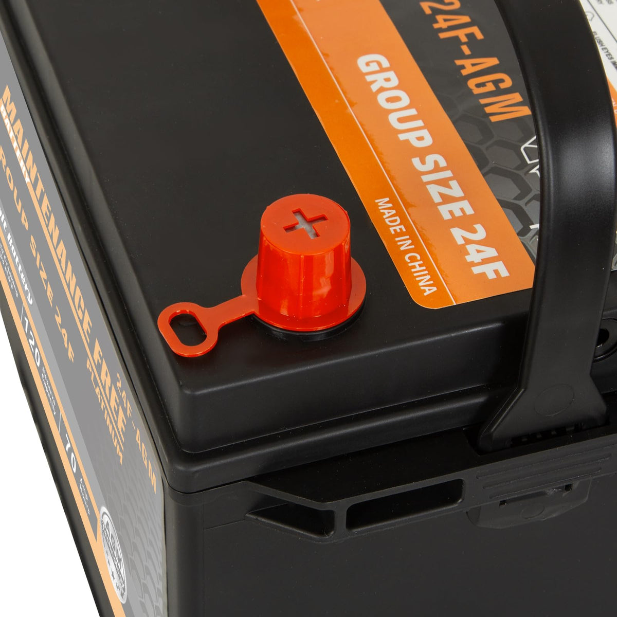 Group Size 24F AGM Automotive Battery 12V 70Ah 710 CCA V194