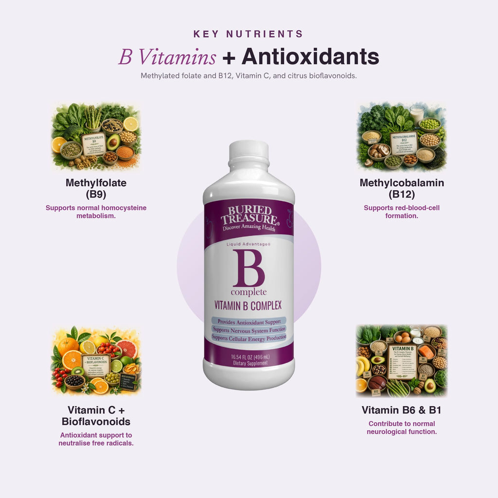 16 Fl oz Liquid Sugar-Free B Complex Vitamins K941