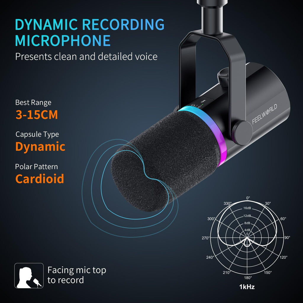 Black Metal Dynamic Microphone G16752
