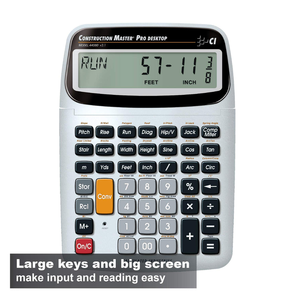 Digital Plan Measure Take-Off Tool with Construction Math Calculator R9410