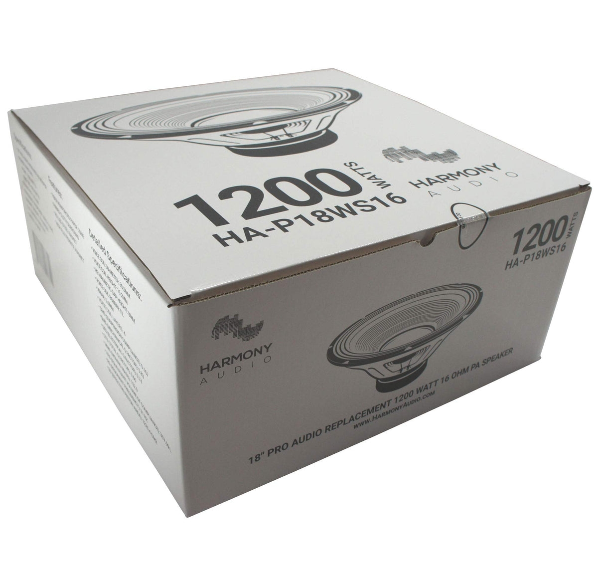 18" PA Replacement Subwoofer 1200W 16 Ohm Woofer H2397
